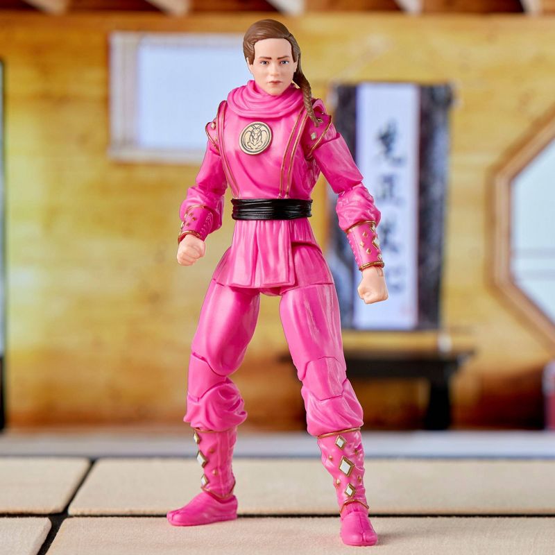Power Rangers Lightning Collection Mighty Morphin X Cobra Kai Samantha LaRusso Morphed Pink Mantis Ranger Action Figure (Target Exclusive), 6 of 15
