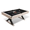 TROPOW 7 FT Pool Table, Billiard Table Complete Billiards Set with Balls, Cues & Accessories - 3 of 4