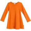 City Threads Long Sleeve Soft 100% Cotton Baby Rib Long Sleeve Dress - USA-Made for Girls/Baby/Toddler - 3 of 4