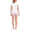 Lands' End Women's Knit Pajama Short Set Short Sleeve T-Shirt and Shorts - 2 of 3