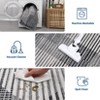 Modern Area Rugs Washable Contemporary Accent Carpet Non Slip Stain Resistant Geometric Floor Cover for Living Room Bedroom Kitchen - 4 of 4