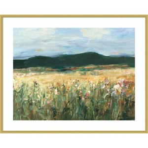 Amanti Art Pastel Wildflower Field II by Ethan Harper Wood Framed Wall Art Print - 1 of 4
