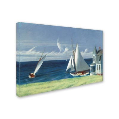 Trademark Fine Art -Edward Hopper 'The Lee Shore' Canvas Art