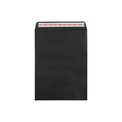JAM Paper Self Seal Catalog Envelope 9" x 12" Black 100/Pack (260147509D)