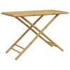 vidaXL Garden Table Natural Bamboo 43.3 in x 21.7 in x 29.5 in Foldable - 2 of 4