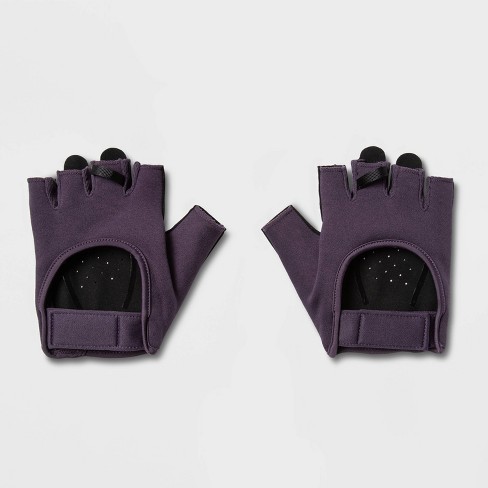 Women's Fitness Gloves - Black/Purple - S Gorilla Wear