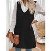 Zeagoo Women's Sweater Vest Dresses for Women 2025 V Neck Sleeveless Knit Pullover Sweater with Pockets Fall Winter Outfits - 4 of 4