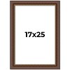 PosterPalooza | Traditional Brown Picture Frame - UV Acrylic, Foam Board Backing, Hanging Hardware - 2 of 4