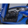 Lamborghini Aventador SVJ Blue Nethuns Metallic 1/18 Model Car by Autoart - 4 of 4