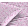 Tadpoles 4-Piece Unicorn Camouflage Sheet Set | 1 Full Flat Sheet, 1 Full Fitted Sheet & 2 Queen Pillowcases | Pink - 4 of 4