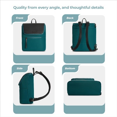 Travelon Anti-Theft Addison Backpack-Evergreen — фото 4