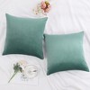 PiccoCasa Sofa Couch Bed Chair Velvet Decors Luxury Euro Square Throw Pillow Cover - 2 of 4
