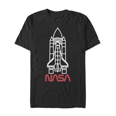 Men's NASA Minimal Rocket Launch T-Shirt