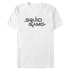 Men's Squid Game Logo White T-Shirt - 1 of 4