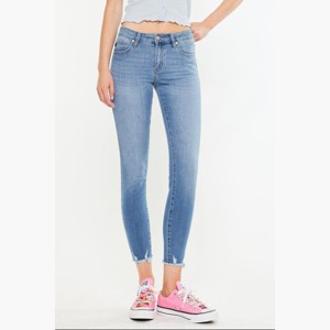 KanCan Essentials Willowbrook Mid Rise Ankle Skinny Jeans - 1 of 4