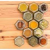Cornucopia Brands Mini Hexagon Glass Jars 48pk; 1.5oz w/ Gold Lids for Spices, Gifts, Party Favors, DIY and More - 4 of 4
