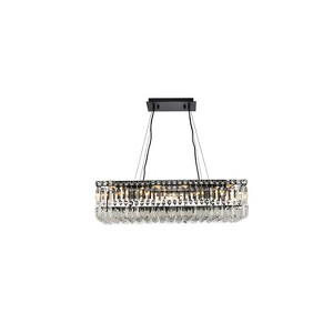 Elegant Lighting Maxime 28 inch black chandelier - 1 of 4