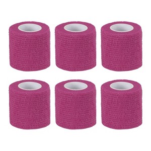 Unique Bargains Self-Adhesive Elastic Breathable Athletic Tapes 6 Rolls - 1 of 4