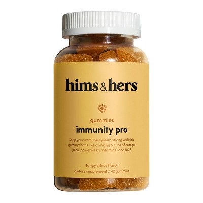 hims&hers Immunity Gummies - Vitamin C + B12 - Citrus Flavor