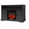 Chery Life 58'' Fireplace TV Stand for TVs up to 65", Entertainment Center with 23" Electric Fireplace & Sliding Door for Living Room, Dark Gray - 2 of 4