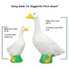 Union Products Wild Goose Outdoor Lawn and Garden Statue, 23" Tall Figurine, Decorative Accent for Patio, Indoor or Protected Outdoors Use, White - 2 of 4