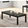 Wooden Classic 3-Piece Coffee and End Table Set with Clean Lines and Contemporary Design for Living Room - 4 of 4