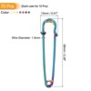Unique Bargains Metal DIY Blankets Crafts Brooch Making Home Sewing Large Safety Pins - 2 of 4