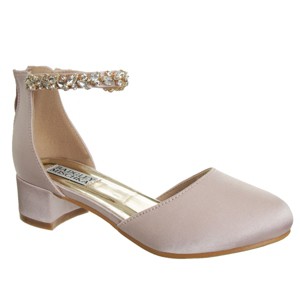 Badgley Mischka Girls' Wedding Shoe with Embellishments and Strap - Perfect for Parties, Weddings, and Special Occasions (Little Kid/Big Kids) - 1 of 4