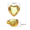 Unique Bargains Acrylic Flat Back Heart DIY Crafting Decor Jewelry Rhinestone 20 Pcs - 2 of 4