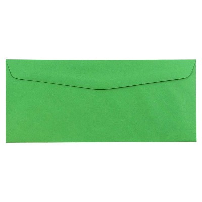 JAM Paper Brite Hue #10 Envelopes 4 1/8 X 9 1/2 50 per pack Green