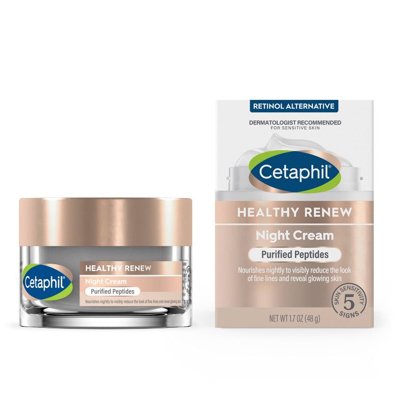 Cetaphil Healthy Renew Night Face Cream - 1.7oz, 4 of 11