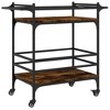 CLIHOME 3-Tier Rolling Kitchen Trolley, Serving Bar Cart for Home with Removable Wheels - 4 of 4