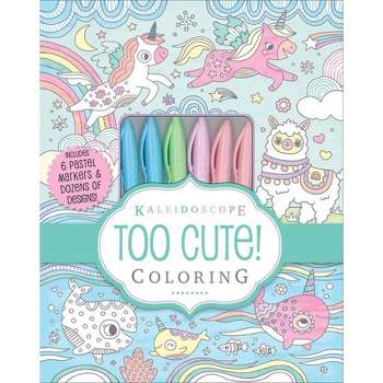 Kaleidoscope: Too Cute! Coloring (Board Book)