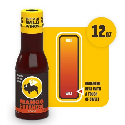 Buffalo Wild Wings Mango Habanero Sauce, 12 fl. oz. (Pack of 2)