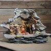 Northlight 16" LED Lighted Faux Driftwood Nativity Scene Christmas Decoration - 4 of 4
