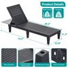 Aheaplus Outdoor Chaise Lounge Chair for Poolside Patio - 4 of 4