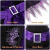 Halloween Dead Tree Witch Dress-Witch Costume for Girls Kids，Halloween Party Fancy Dress Up Deluxe Set with Hat Skirt for Girls(T) - 3 of 4