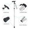 Unique Bargains Aluminum Alloy Quick Lock Collapsible Hiking Trekking Poles 33-37 Inch 2 Pcs - 4 of 4