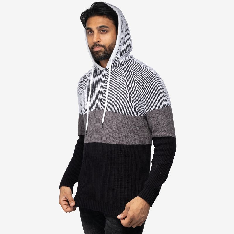 X RAY Men's Regular Fit Fashion Hoodie Knitted Sweater, 5 of 6