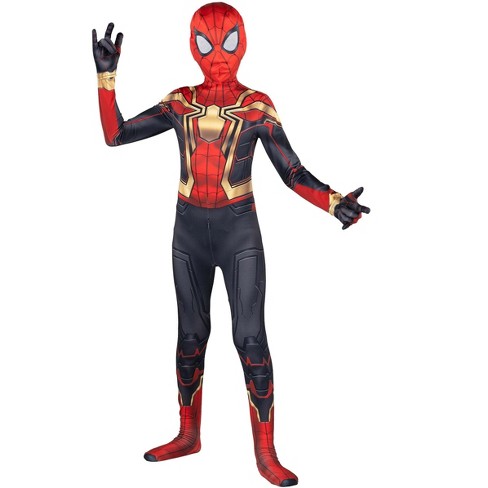 Halloweencostumes.com M Classic Spider-man Integrated Zentai Kid's ...