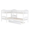 YOOCOZZ Twin L-Shaped Bunk Bed with Trundle - 2 of 4