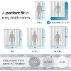 LiBa Premium 8G PEVA Bathroom Shower Curtain Liner - Waterproof, Non-Toxic, Thick Plastic with Rustproof Grommets - 3 of 4