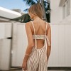 Women's Striped Sleeveless V-Neck Wide Leg Back Cut-Out Jumpsuit - Cupshe - 4 of 4