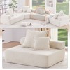 NicBex Couches for Living Room 56" Lounge Frame for Oversized Modular U-Shaped Sectional Sofa Boucle Floor Convertible Compressed Couch - 2 of 4