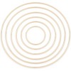 Bright Creations 24 Pack Metal Rings for Arts and Crafts, Macrame, and Dream Catchers (6 Sizes, Gold) - 4 of 4