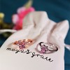 Maya's Grace Adjustable Crystal Zircon Paw Print Ring for Women - 3 of 4