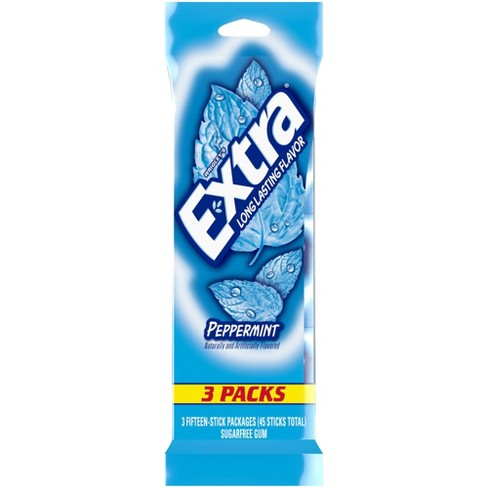 Extra Peppermint Sugar-Free Gum -15 sticks/3pk - image 1 of 4