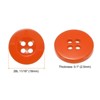 Unique Bargains Resin Craft DIY Round Flat 4-Hole Replacement Sewing Buttons 10 Pcs - 2 of 4