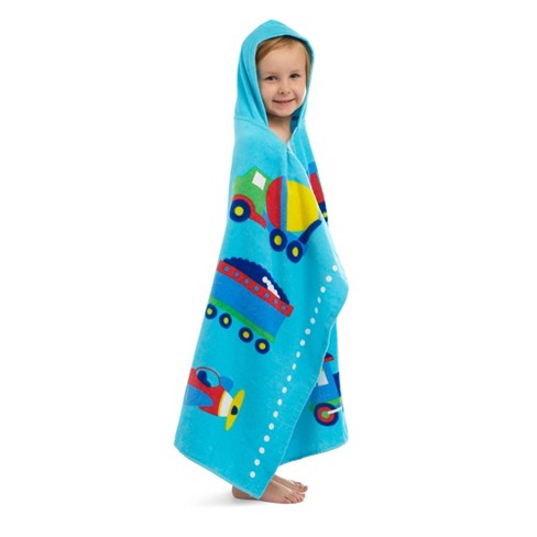 Wildkin Kids Hooded Beach Bath Towel Perfect For Beach And Pool Time Towel For Kids trains Planes And Trucks Target