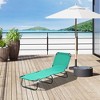 PAGED Folding Camping Chairs Outdoor Sun Tanning Chairs with 5-Level Reclining Back for Camping, Beach, Yard, Picnics, Patio - 2 of 4